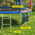 Everfit 6FT Kids Trampoline Rebounder with Enclosure Net Storage Bag