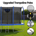 Everfit 12FT Rectangle Trampoline Rebounder Basketball Safety Net