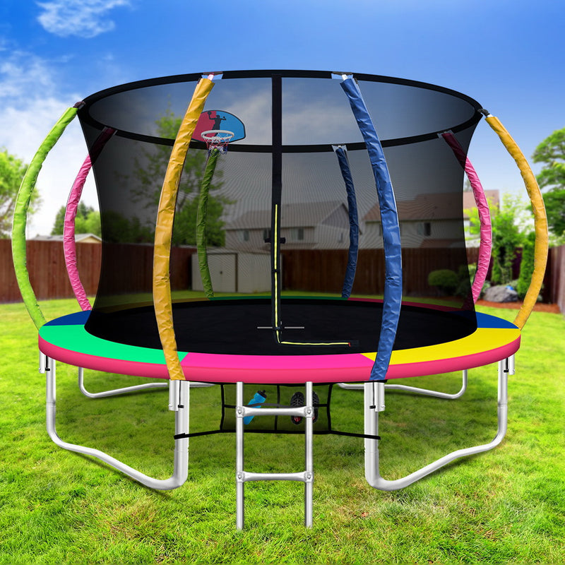 Everfit 12ft Trampoline with Safety Net Kids Rebounder