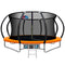 Everfit 12FT Trampoline w/ Enclosure Ladder Safety Net Orange