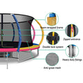 Everfit 14ft Trampoline w/ Ladder Basketball Hoop Kids Rebounder