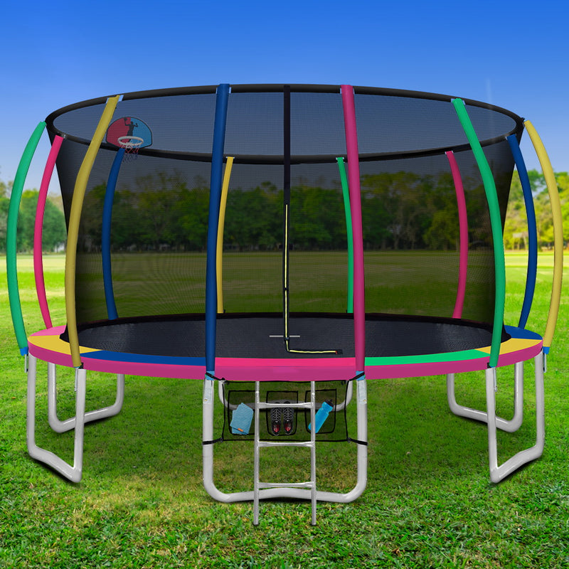 Everfit 16FT Trampoline Kids Ladder Enclosure Safety Net