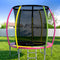 Everfit 6ft Kids Round Trampoline Rebounder with Safety Net