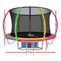 Everfit 8FT Trampoline with Enclosure Safety Net Ladder