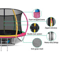 Everfit 8FT Trampoline with Enclosure Safety Net Ladder