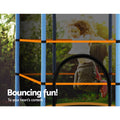 Everfit 4.5FT Trampoline Kids with Enclosure Safety Net Orange