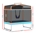Everfit 6ft Rectangle Trampoline with Swing & Safety Net Orange
