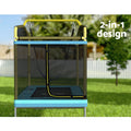 Everfit 6FT Rectangle Trampoline Kids Enclosure Safety Net Swing
