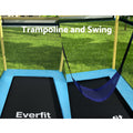 Everfit 6FT Rectangle Trampoline Kids Enclosure Safety Net Swing