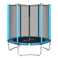 Everfit 6FT Trampoline Safety Net Pad Round Blue Kids