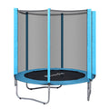 Everfit 6FT Trampoline Safety Net Pad Round Blue Kids