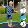Everfit 6FT Trampoline Safety Net Pad Round Blue Kids