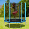 Everfit 6FT Trampoline Safety Net Pad Round Blue Kids
