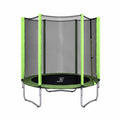 Everfit 6FT Kids Trampoline Round Rebounder with Enclosure Net Green