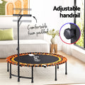 Everfit 48inch Foldable Trampoline with Handrail Home Gym