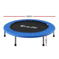 Everfit 40-Inch Fitness Trampoline Rebounder Mini Round Trampoline Home Workouts