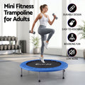 Everfit 40-Inch Fitness Trampoline Rebounder Mini Round Trampoline Home Workouts