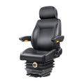 Giantz Tractor Seat Universal Forklift Excavator PU Leather Backrest