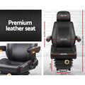 Giantz Tractor Seat Universal Forklift Excavator PU Leather Backrest