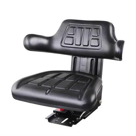 Giantz Tractor Seat Universal PU Leather Forklift Excavator Digger