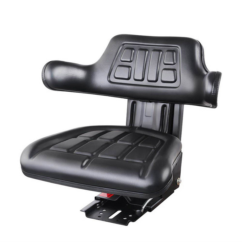 Giantz Tractor Seat Universal PU Leather Forklift Excavator Digger