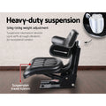 Giantz Tractor Seat Universal PU Leather Forklift Excavator Digger