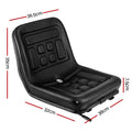 Giantz Tractor Seat Suspension Universal Forklift Excavator PU
