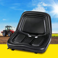Giantz Tractor Seat Universal Forklift Excavator PU Leather Backrest