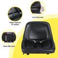 Giantz Tractor Seat Universal Forklift Excavator PU Leather Backrest