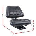 Giantz Tractor Seat Forklift Excavator Universal PU Replacement