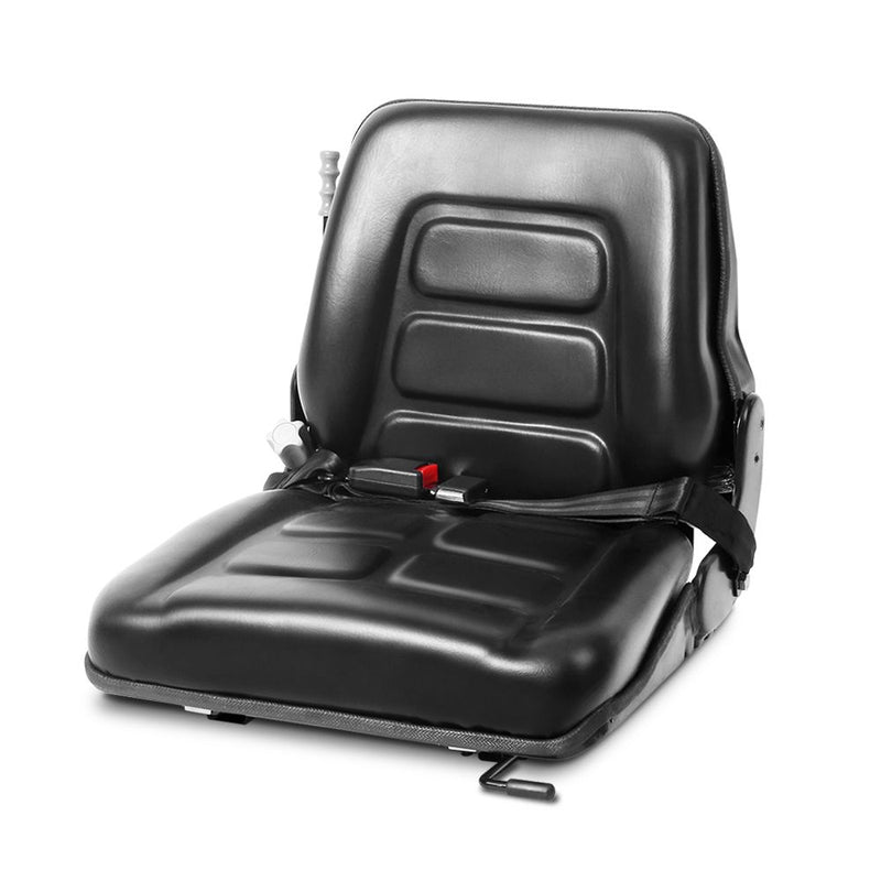 Giantz Tractor Seat Forklift Excavator Universal Backrest PU Chair