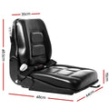 Giantz Tractor Seat Forklift Excavator Universal Backrest PU Chair