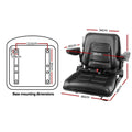 Giantz Tractor Seat Forklift Excavator Suspension Armrest Truck Chair