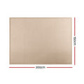 Artiss Tatami Mat Floor Mattress 3cm Thick Futon Mattresses Mellow Mat Rugs Living Room Beige