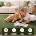 Artiss Tatami Mat Floor Mattress 3cm Thick Futon Mattresses Mellow Mat Rugs Living Room Green