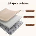 Artiss Tatami Mat Floor Mattress 3cm Thick Futon Mattresses Mellow Mat Rugs Living Room Beige