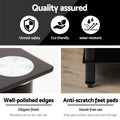 Artiss TV Stand 4 Tier Tempered Glass Storage Shelf Entertainment Unit