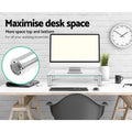 Artiss Monitor Stand Riser Height Adjustable Glass Shelf Laptop