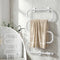 Devanti Heated Towel Rail S-Shape Freestanding Wall Mount Electric