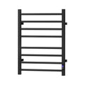 Devanti Heated Towel Rail 8 Bar Electric Timer Warmer Rack