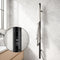 Devanti Heated Towel Rail Timer Electric Warmer Vertical Black