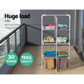 Devanti Electric Heated Towel Rail 30 Bars Foldable Clothes Dryer