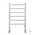 Devanti Electric Heated Towel Rail Rack 6 Bars Freestanding Clothes Dry Warmer