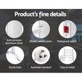 Devanti Electric Heated Towel Rail 6 Bar Freestanding Clothes Dryer