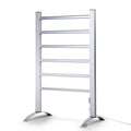 Devanti Electric Heated Towel Rail 6 Bars Timer Clothes Dryer