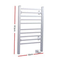 Devanti Electric Heated Towel Rail 10 Bars Freestanding Clothes Dryer
