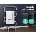 Devanti Electric Heated Towel Rail 5 Bars Freestanding Clothes Dryer