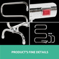 Devanti Electric Heated Towel Rail 5 Bars Freestanding Clothes Dryer