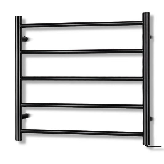 Devanti Electric Heated Towel Rail 5 Bar Wall Mounted Warmer