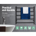 Devanti Electric Heated Towel Rail 5 Bar Wall Mounted Warmer